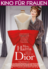Filmplakat Mrs. Harris und ein Kleid von Dior - Kino für Frauen